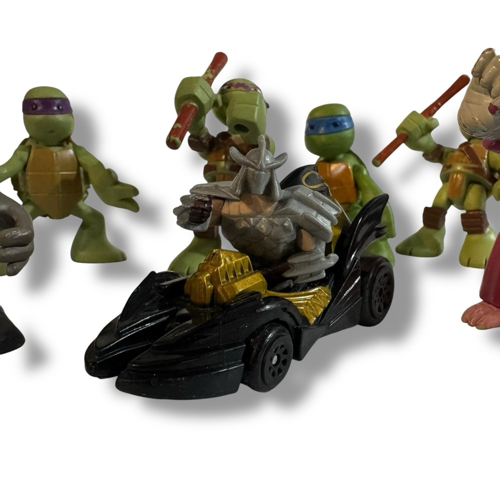 TMNT Teenage Mutant Ninja Turtles MINI Figures 2.5" Lot Of 7‎ - Picture 7 of 12
